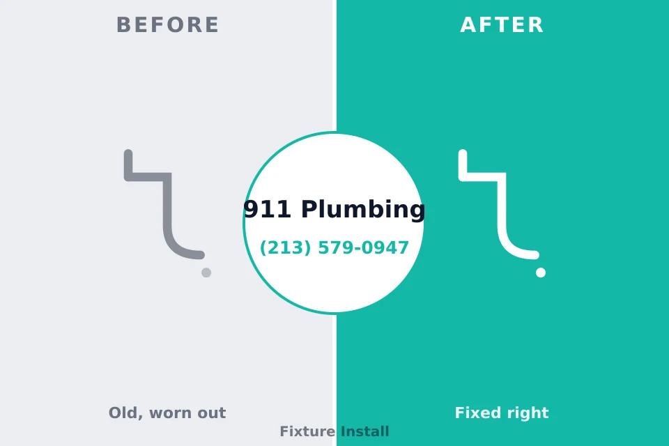 Before and after: plumbing company Alexandria, AL